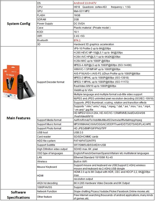 Android TV Box Stick - H618 - 382043 - Image 3